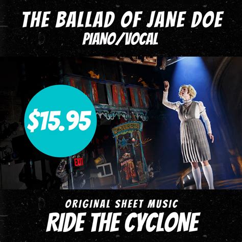 Ride the Cyclone JUNGLE THEATER - 2019 Book, Music & Lyrics By Jacob Richmond & Brooke Maxwell Directed By Sarah Rasmussen. . Ride the cyclone sheet music pdf